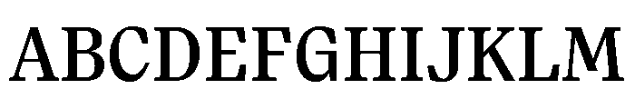 Paragraf Medium Font UPPERCASE