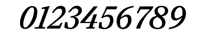Paragraf MediumItalic Font OTHER CHARS