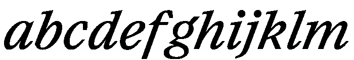 Paragraf MediumItalic FONT