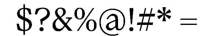 Paragraf Regular Font OTHER CHARS