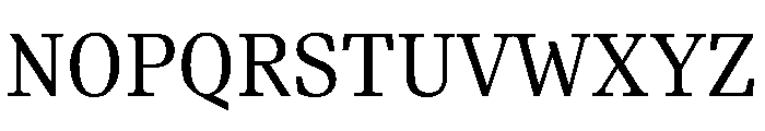 Paragraf Regular Font UPPERCASE