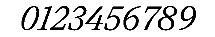 Paragraf RegularItalic Font OTHER CHARS