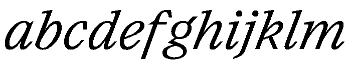 Paragraf RegularItalic FONT