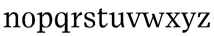 Paragraf Regular Font LOWERCASE