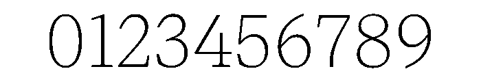 Paragraf Thin Font OTHER CHARS