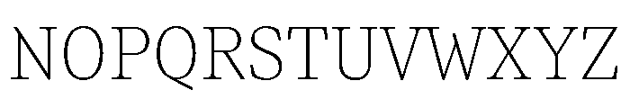 Paragraf Thin Font UPPERCASE