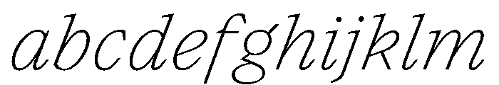 Paragraf ThinItalic FONT