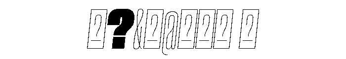ParaisoTrial SansItalic Font OTHER CHARS