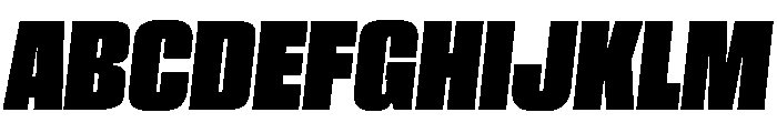 ParaisoTrial SansItalic Font UPPERCASE