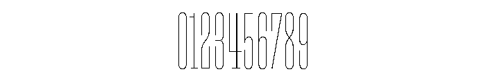 ParaisoTrial Thin Font OTHER CHARS