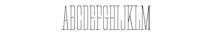 ParaisoTrial Thin Font UPPERCASE