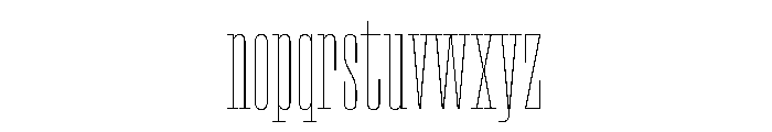 ParaisoTrial Thin Font LOWERCASE