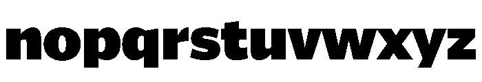 ParcloSans Black Font LOWERCASE