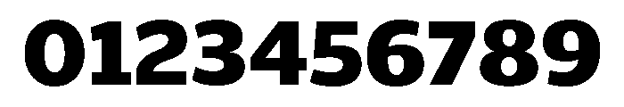 ParcloSans Bold Font OTHER CHARS
