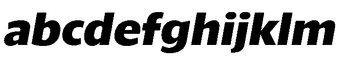ParcloSans BoldItalic FONT
