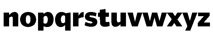 ParcloSans Bold Font LOWERCASE