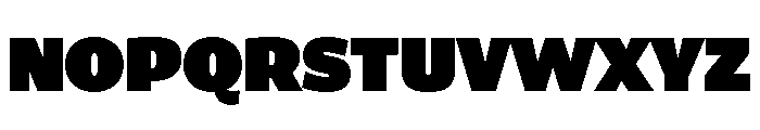 ParcloSans ExtraBlack Font UPPERCASE