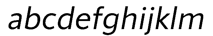 ParcloSans Italic FONT