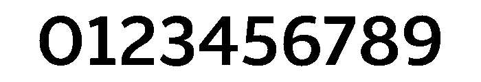 ParcloSans Medium Font OTHER CHARS