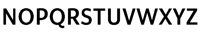 ParcloSans Medium Font UPPERCASE