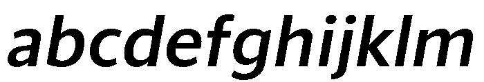 ParcloSans MediumItalic FONT