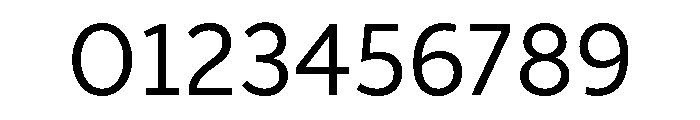 ParcloSans Regular Font OTHER CHARS