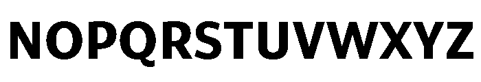 ParcloSans SemiBold Font UPPERCASE