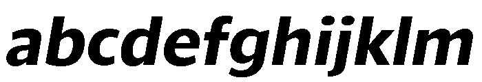 ParcloSans SemiBoldItalic FONT