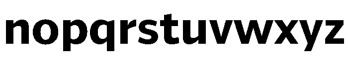 ParcloSans SemiBold Font LOWERCASE