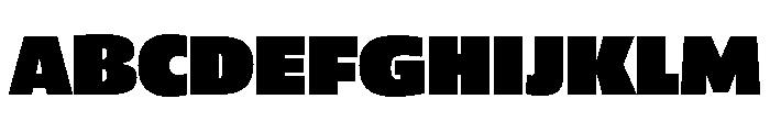 ParcloSans Ultra Font UPPERCASE