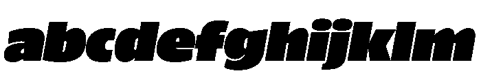 ParcloSans UltraItalic FONT