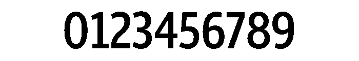 ParcloSansCondensed Medium Font OTHER CHARS