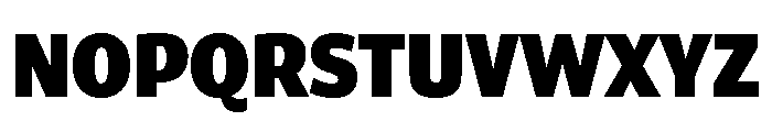 ParcloSansNarrow Black Font UPPERCASE