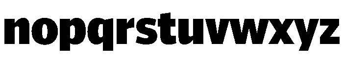 ParcloSansNarrow Black Font LOWERCASE