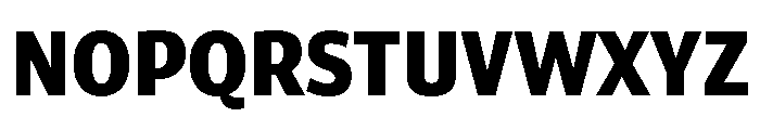 ParcloSansNarrow Bold Font UPPERCASE