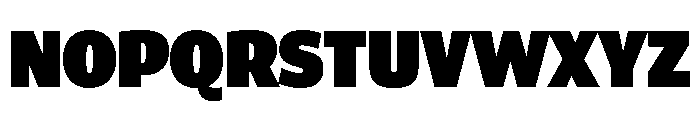 ParcloSansNarrow ExtraBlack Font UPPERCASE