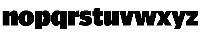 ParcloSansNarrow ExtraBlack Font LOWERCASE