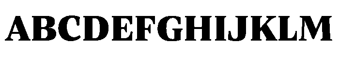 ParcloSerif Black Font UPPERCASE