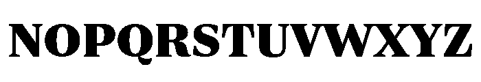 ParcloSerif Black Font UPPERCASE