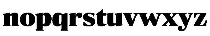 ParcloSerif ExtraBlack Font LOWERCASE