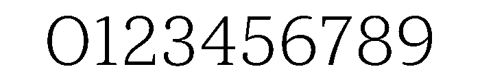 ParcloSerif Light Font OTHER CHARS