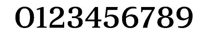 ParcloSerif Medium Font OTHER CHARS