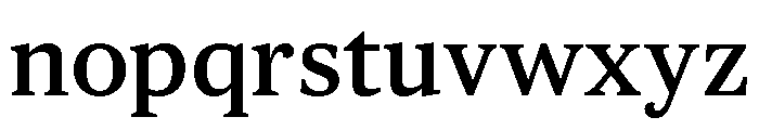 ParcloSerif Medium Font LOWERCASE