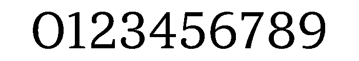 ParcloSerif Regular Font OTHER CHARS
