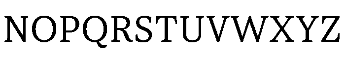 ParcloSerif Regular Font UPPERCASE