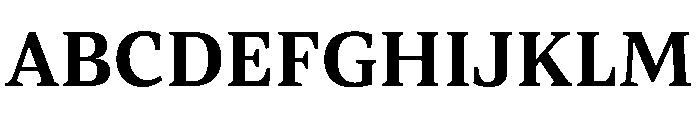ParcloSerif SemiBold Font UPPERCASE