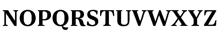 ParcloSerif SemiBold Font UPPERCASE