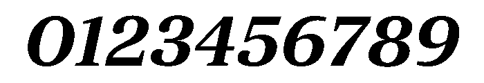 ParcloSerif SemiBoldItalic Font OTHER CHARS