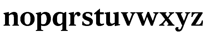 ParcloSerif SemiBold Font LOWERCASE