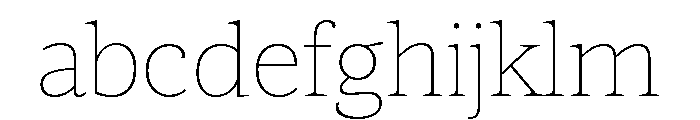 ParcloSerif Thin FONT